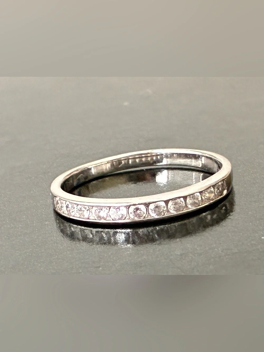 925 Sterling Silver stacking Ring Sz 8